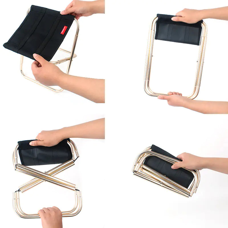 Outdoor Folding Chair - 7075 Aluminum Fishing Stool