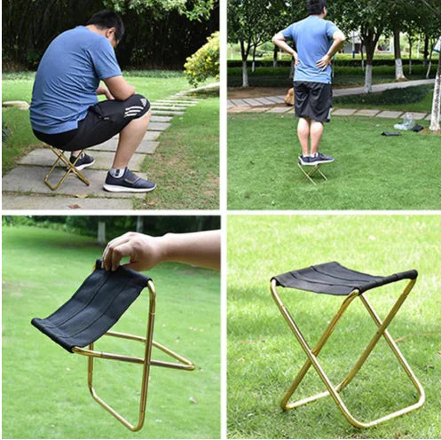 Outdoor Folding Chair - 7075 Aluminum Fishing Stool