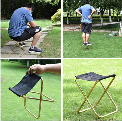 Outdoor Folding Chair - 7075 Aluminum Fishing Stool