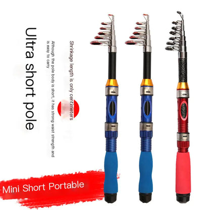 Telescopic Mini Fishing Rod Set for Portable Use