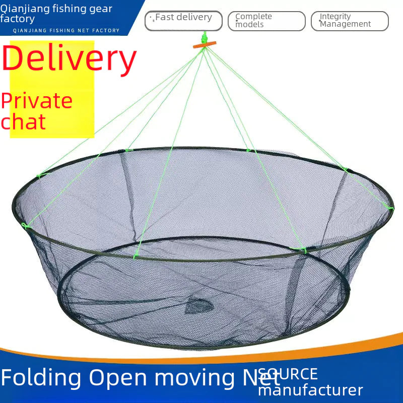 New Foldable Crab and Fish Net Fishing Gear