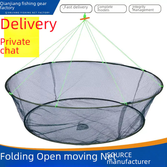 New Foldable Crab and Fish Net Fishing Gear