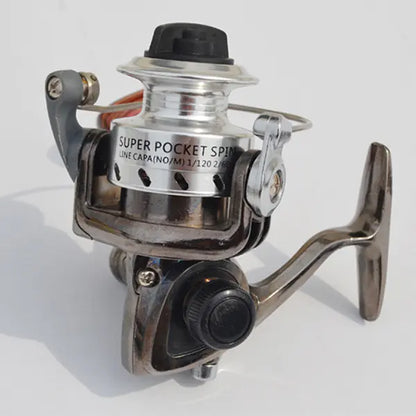 Mini Ice Fishing Pen Reel with Fishing Line