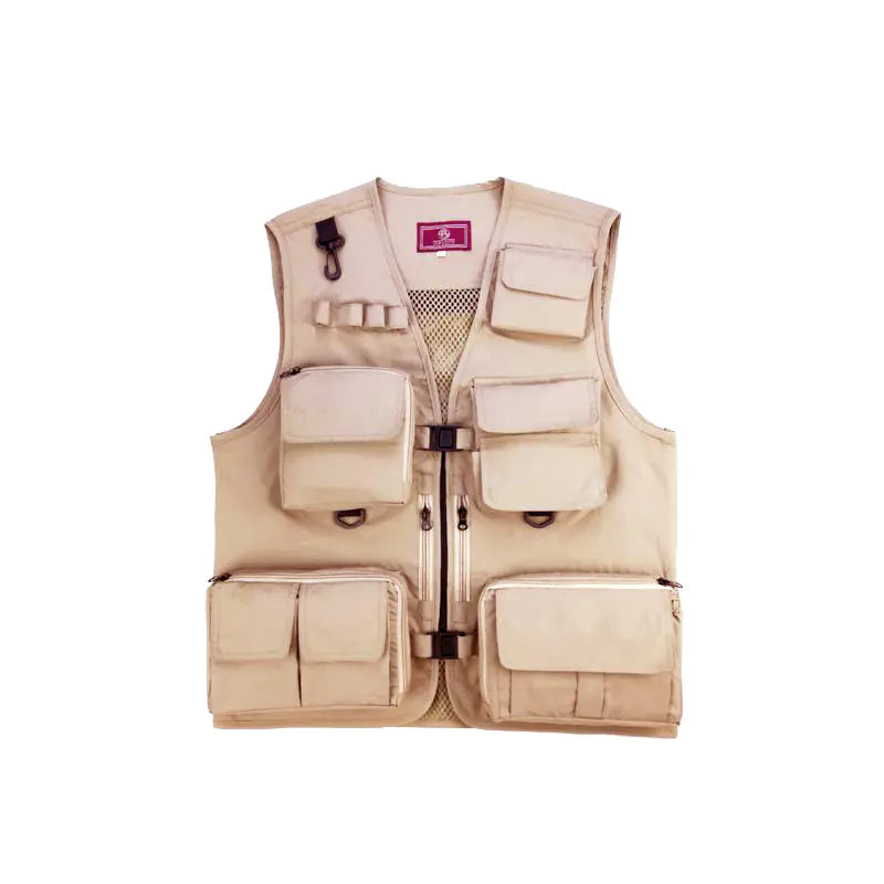 Multifunctional Black Waistcoat for Men and Women