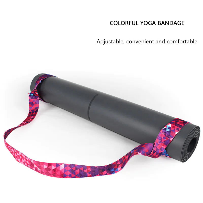 Adjustable Yoga Mat Strap for Easy Carrying and Exercise