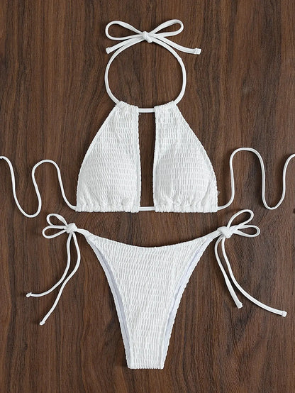 Multicolor Special Fabric Bikini Set for Women