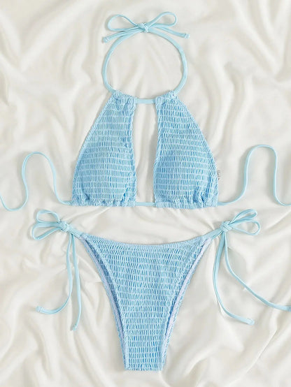 Multicolor Special Fabric Bikini Set for Women