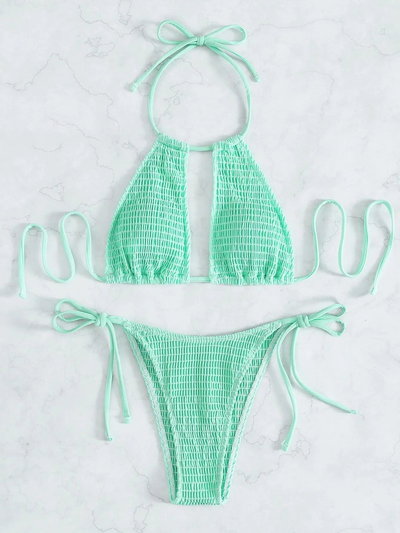 Multicolor Special Fabric Bikini Set for Women