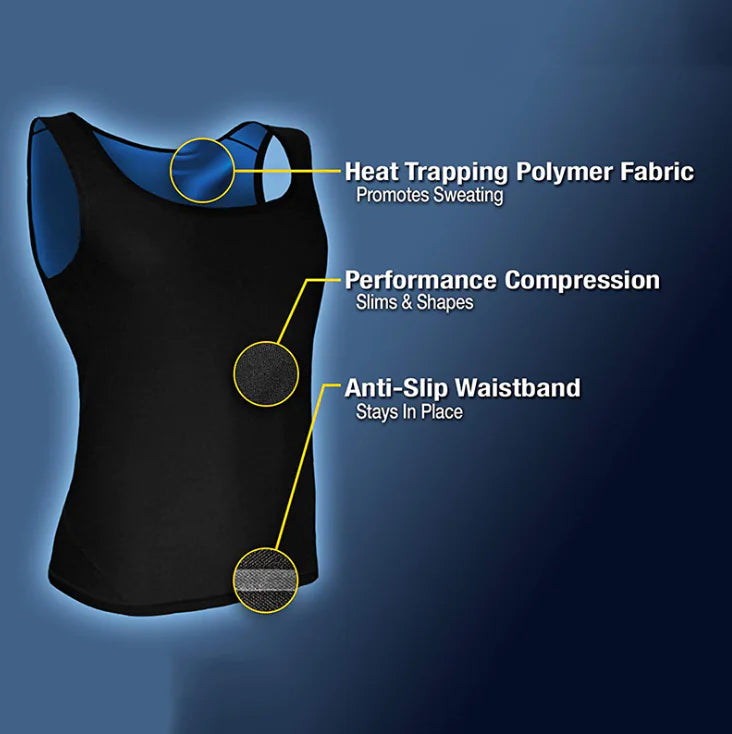 Fat-Burning Fitness Sweat Vest for Running and Yoga
