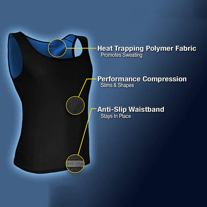 Fat-Burning Fitness Sweat Vest for Running and Yoga
