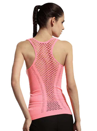 Spring Summer Sexy Hollow Workout Tank Top for Women