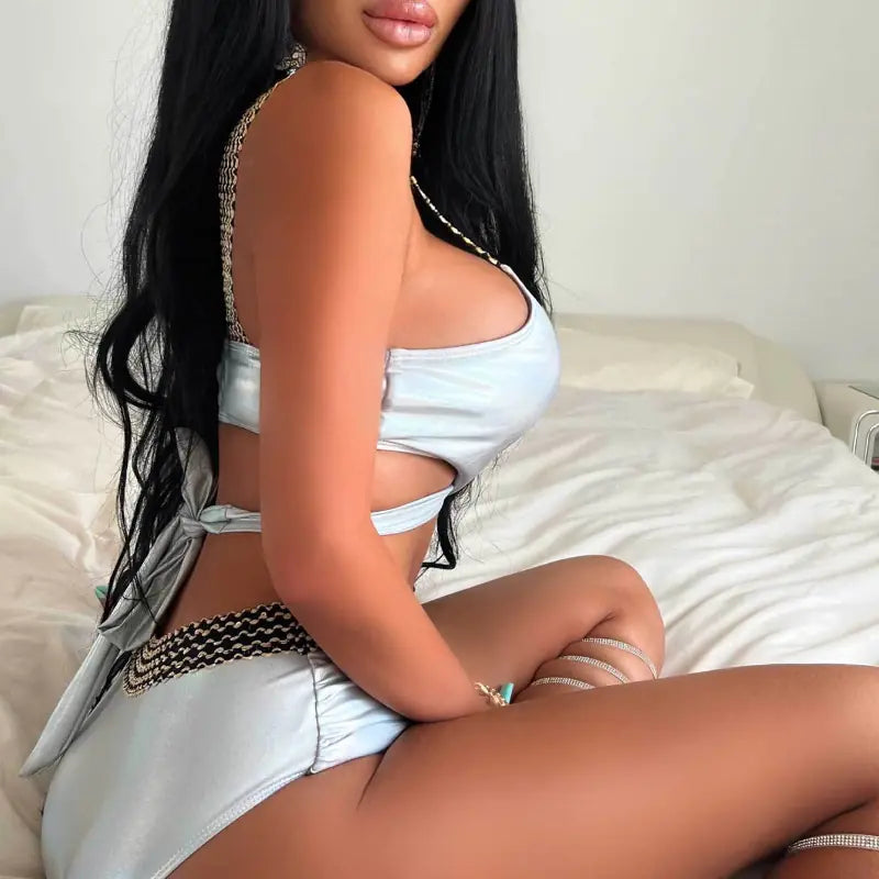 Women's High Waist Bikini Set - Fashionable & Stylish