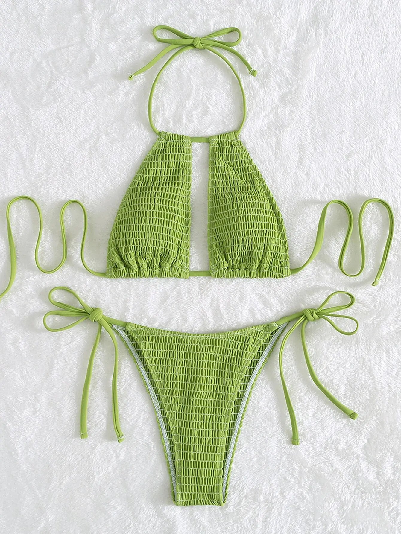 Multicolor Special Fabric Bikini Set for Women