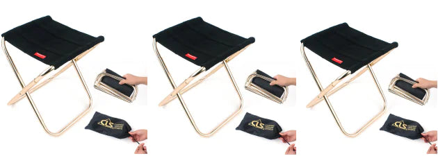 Outdoor Folding Chair - 7075 Aluminum Fishing Stool