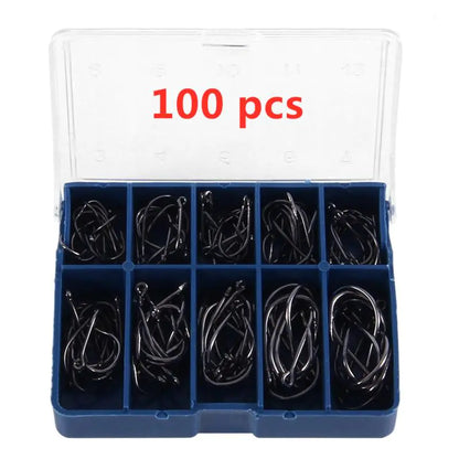 100-Piece Iseama Hooks with Circle in Box (Blue)