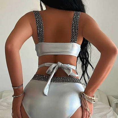 Women's High Waist Bikini Set - Fashionable & Stylish
