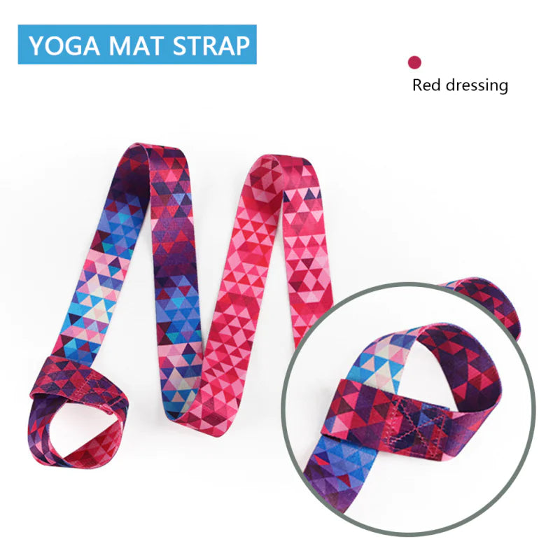 Adjustable Yoga Mat Strap for Easy Carrying and Exercise