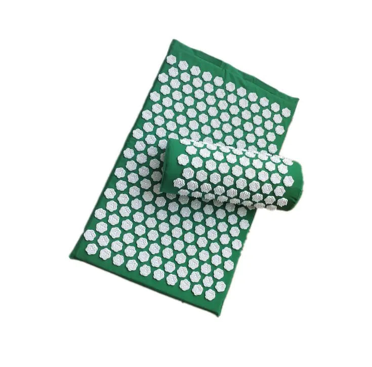 Acupuncture Massage Pad and Pillow Set with Yoga Mat
