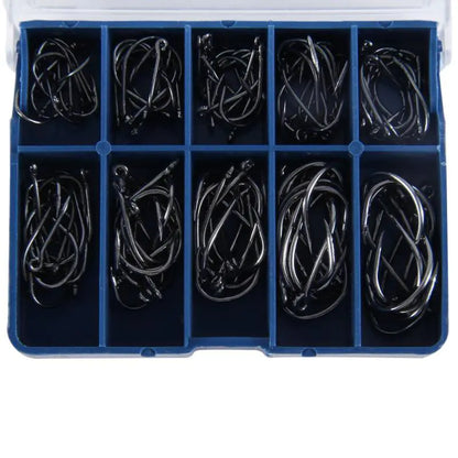 100-Piece Iseama Hooks with Circle in Box (Blue)