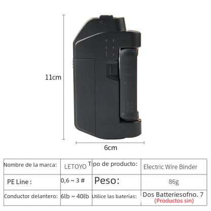 Automatic Electric Knot Tying Tool for Fishing Lines