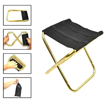 Outdoor Folding Chair - 7075 Aluminum Fishing Stool