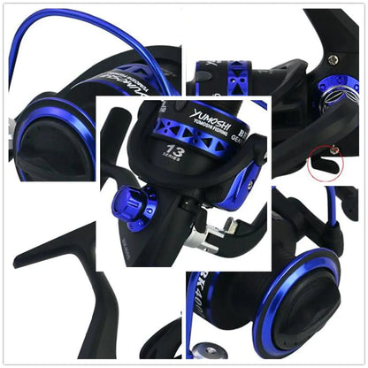 All-Metal Fishing Reel with Stainless Steel Head