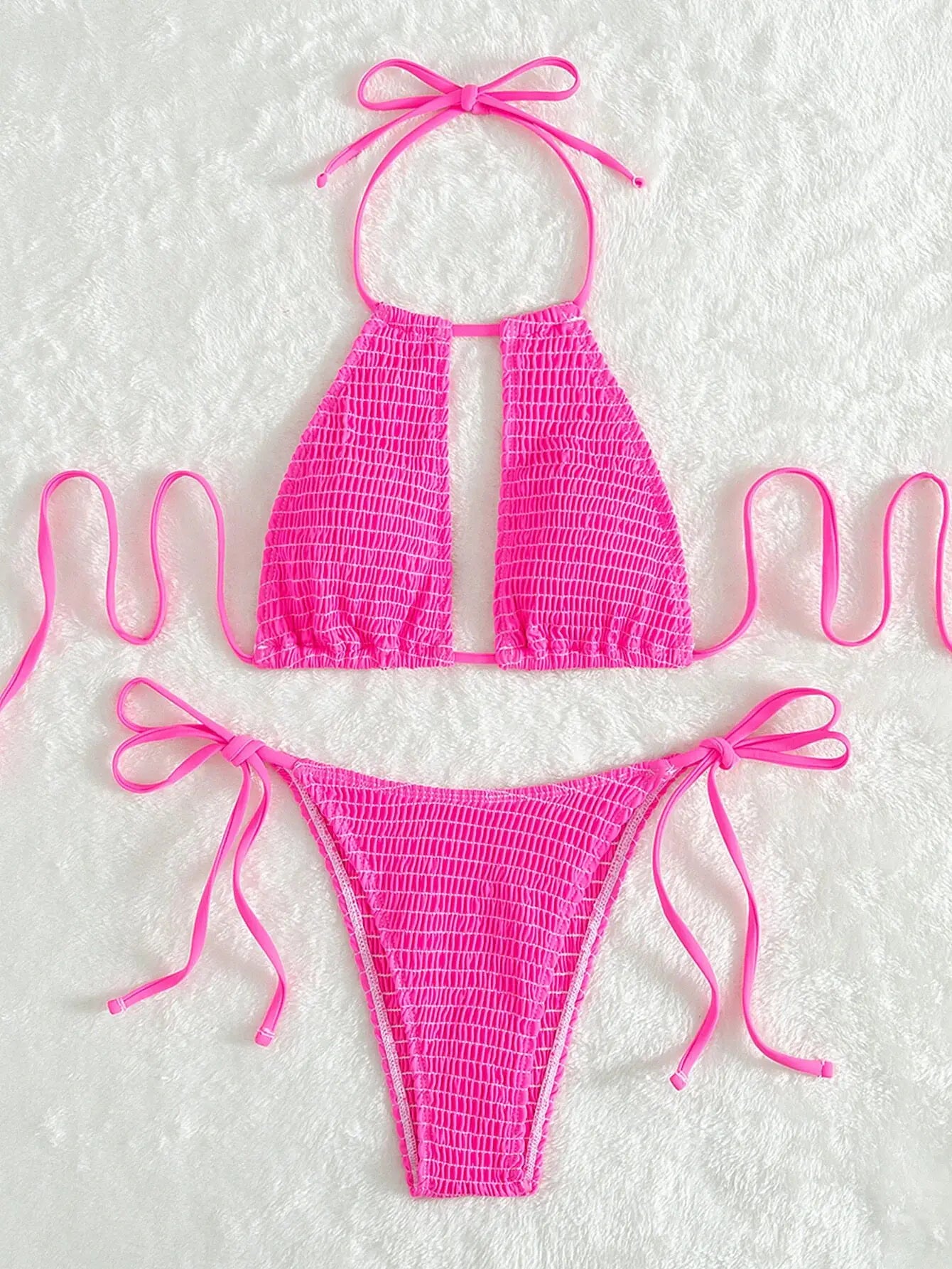 Multicolor Special Fabric Bikini Set for Women