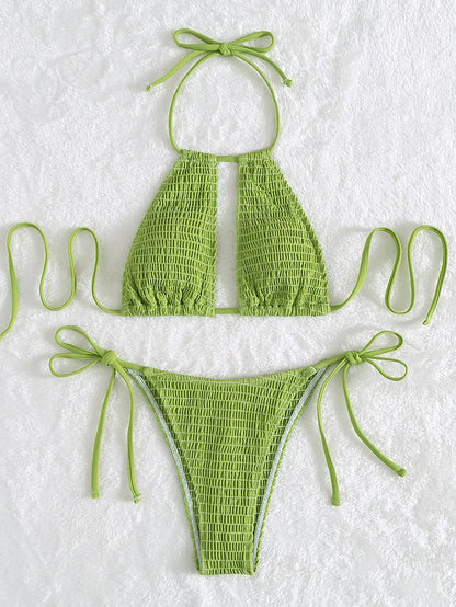 Multicolor Special Fabric Bikini Set for Women