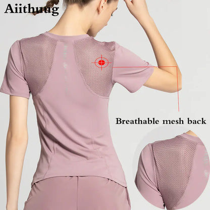 Quick-Drying Non-Marking Nude Mesh Clothing