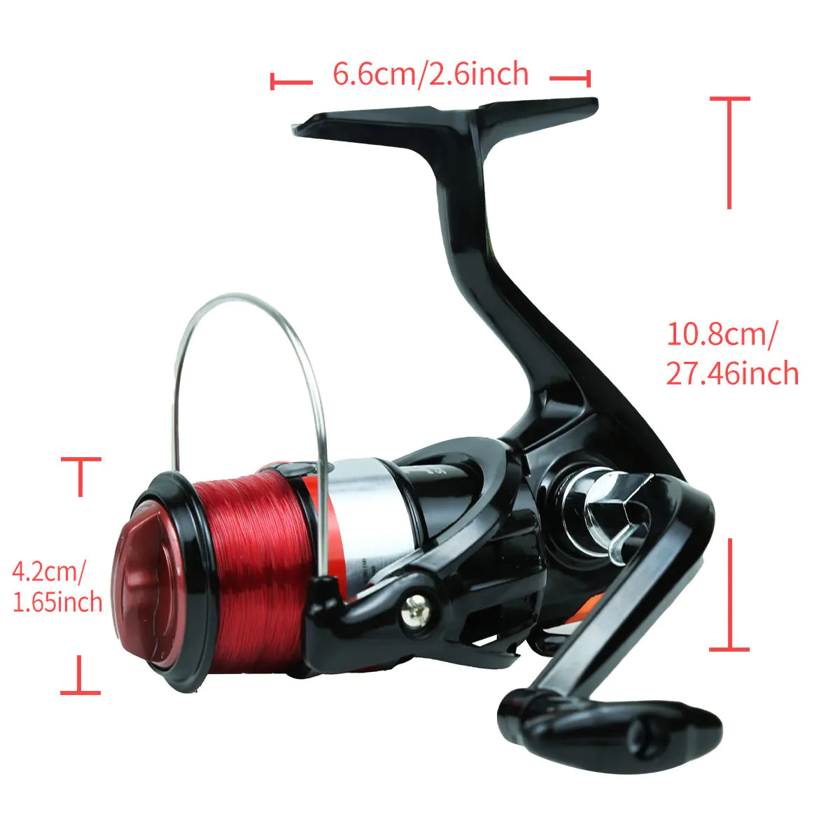 ZURYP Fishing Gear Set with Rod, Lures, and Hooks