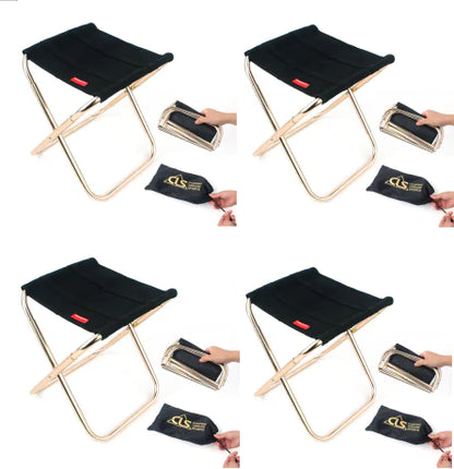 Outdoor Folding Chair - 7075 Aluminum Fishing Stool