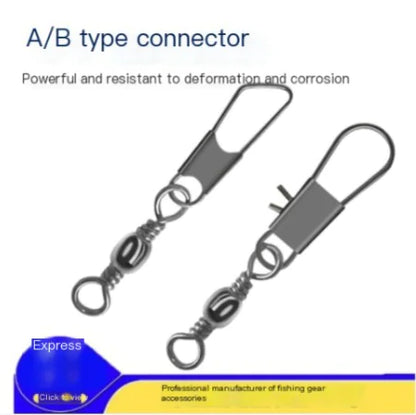 B-Type Connector Ring for Fishing Lures and Gear