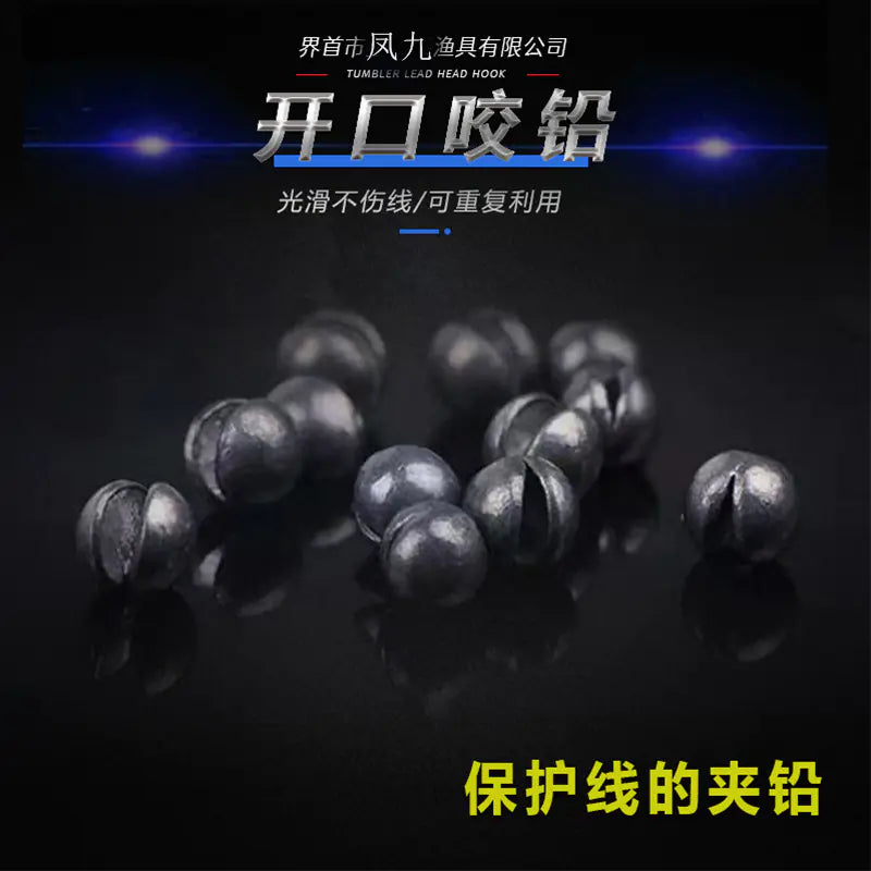 Phoenix Nine Open Lead Weights for Fishing (Bulk Purchase)