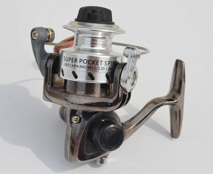 Mini Ice Fishing Pen Reel with Fishing Line