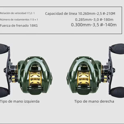 HEWEIU WK 1000 Gold Carving Line Cup Fishing Reel