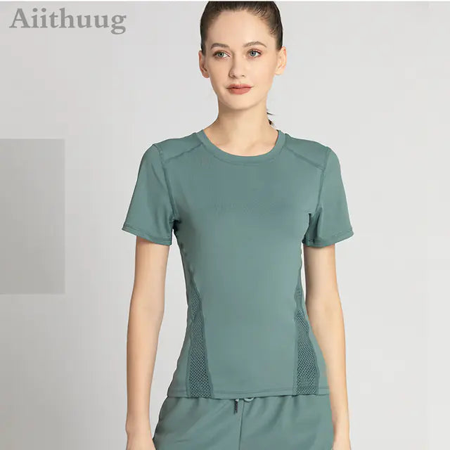 Quick-Drying Non-Marking Nude Mesh Clothing