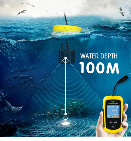Fish Finder, Sonar Fishing Detector and Gear