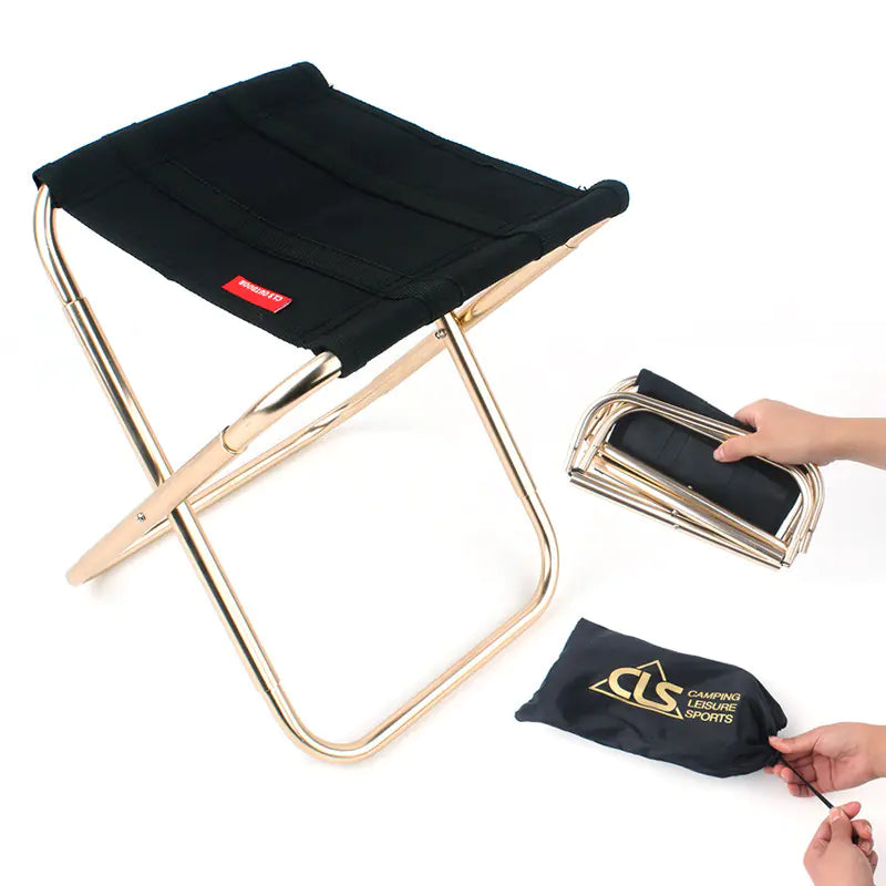 Outdoor Folding Chair - 7075 Aluminum Fishing Stool
