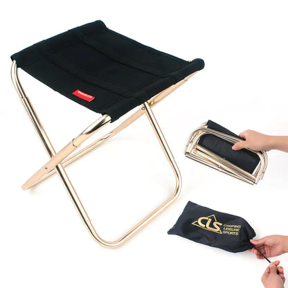 Outdoor Folding Chair - 7075 Aluminum Fishing Stool