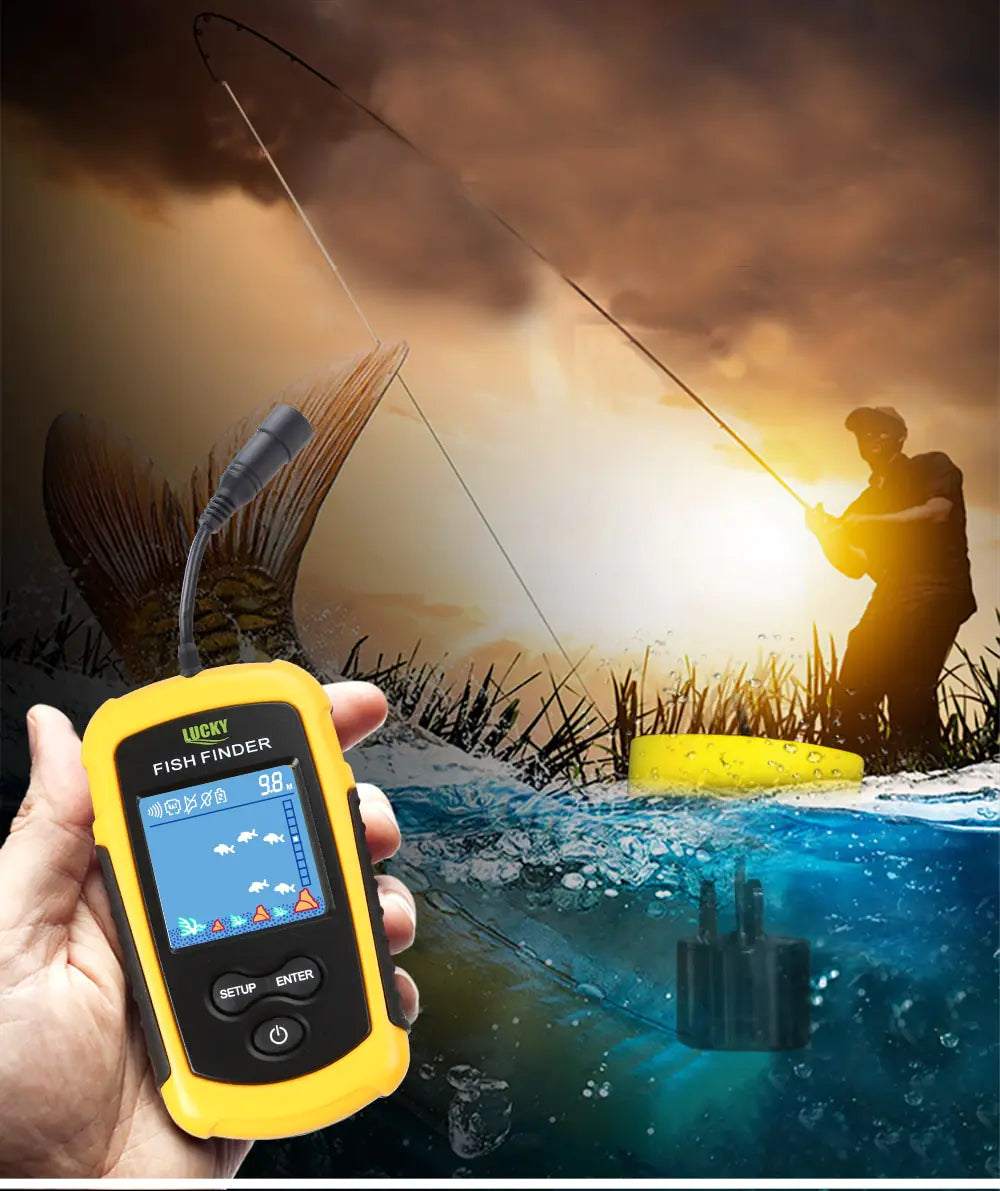 Fish Finder, Sonar Fishing Detector and Gear