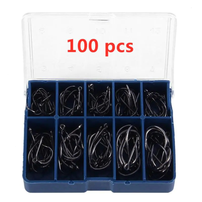 100-Piece Iseama Hooks with Circle in Box (Blue)