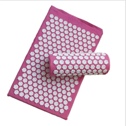 Acupuncture Massage Pad and Pillow Set with Yoga Mat