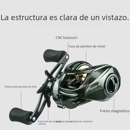 HEWEIU WK 1000 Gold Carving Line Cup Fishing Reel